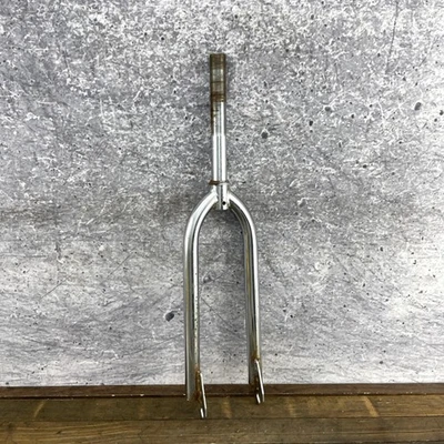 Old School BMX 24 Inch Fork Cruiser Inch Threaded Steel 1980s OG - Image 1 of 4