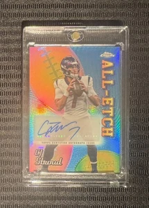 2024 Topps Chrome CJ Stroud All-Etch Auto card #AEA-CJ Texans - Picture 1 of 2