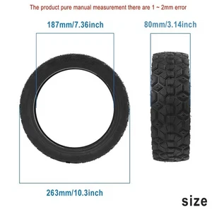 11 Zoll Roller Reifen Gummi Konstruktion Leichtbau Ersatzteil - Bild 1 von 12