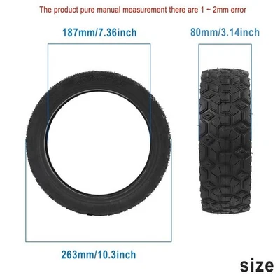 11 Zoll Roller Reifen Gummi Konstruktion Leichtbau Ersatzteil - Bild 1 von 4