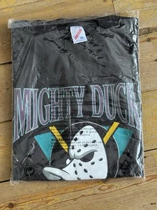 Anaheim Mighty Ducks Vintage T Shirt 1993-99. Size XL NHL by Jerzees USED GOOD - Picture 1 of 4