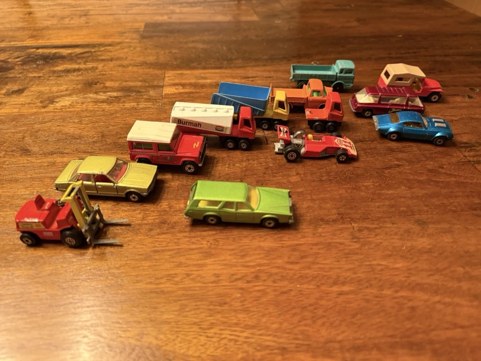 Matchbox Vintage Lot of 13 Cars/ Trucks All Made In England Exelent Condition - Image 1 of 4