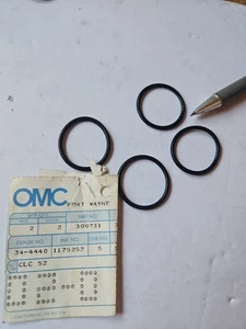 Junta tórica Evinrude Johnson OMC 309731 (4 POR $16) OEM NOS OMC122 - Imagen 1 de 2