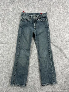Wrangler Jeans Ragazzo Vita Regolabile Classico Vestibilità Dritta Lavaggio Scuro Taglia 12 Reg - Foto 1 di 8