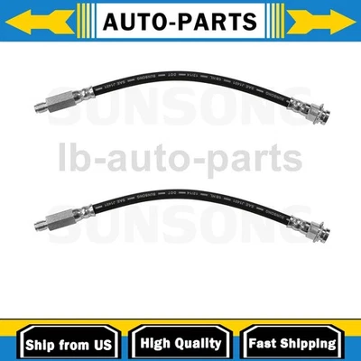 Manguera de freno delantera Sunsong 2x para Pontiac Ventura 1971-1973 5,0 L Foto 1 de 4