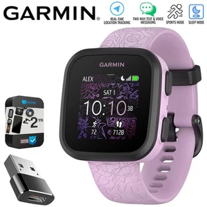 Garmin Bounce Montre Connectée Enfant, Lilas Floral + Adaptateur Convertisseur + Kit Garantie 2 ans - Photo 1 sur 11