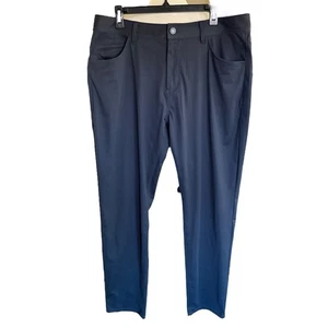 Rhone Men's Size 30X31 Commuter Pants Slim Straight Leg Blue 100554 - Picture 1 of 12