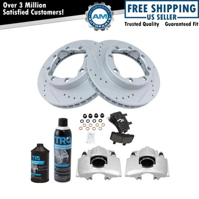 Kit de pastillas de freno delanteras y rotor para Chevrolet K1500 Suburban 1994 1988-1998 K2500 Foto 1 de 4