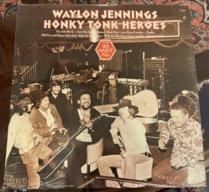 WAYLON JENNINGS - HONKY TONK HEROES - SEALED - NEW OLD- 1980 Vinyl-LP-Record-ALB - Picture 1 of 2