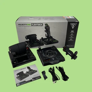 Turtle Beach VelocityOne Flightdeck HOTAS Simulation Joystick & Throttle #BU7240 - Picture 1 of 13