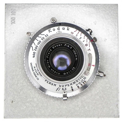 Kodak Wide-Field Ektar 100mm f6.3 supermatic shutter #EI114 - Image 1 of 4