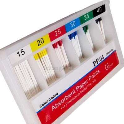 Dental Absorbent Paper Points 0.04 15#-40# For Endo Use - Image 1 of 4