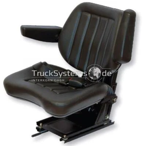 Mechanisch gefedert - Schleppersitz Traktorsitz Staplersitz Baumaschinensitz PVC - Bild 1 von 3
