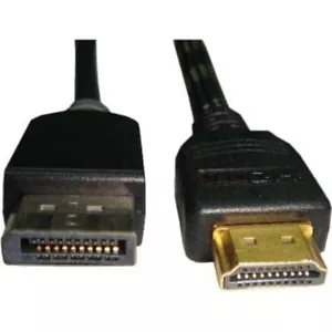 Brandneu UNC Gruppe HDMI Stecker auf Display Port Stecker 6 Fuß - schwarz - Bild 1 von 1