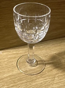 Clifton Park by STUART Cordial Crystal Glass Barware 3.5” Six Sided Stemware - Picture 1 of 7