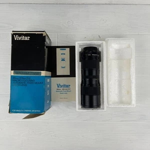 Vivitar 85-205mm 1:3.8 Close Focusing Auto Zoom 58mm Camera Lens - Picture 1 of 10
