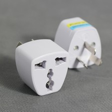 1P UK US EU Universal to AU AC Power Socket Adapter Plug Travel Converter 3 Pin