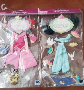 Disney Princesses Cloth Stickers Crafts scrapbooking Junk Journaling Journal - Picture 1 of 8
