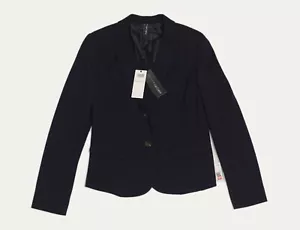 Marc Cain Blazer Jacket Viscose Navy Marine Size N3 38 - Picture 1 of 10