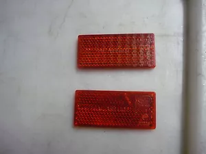 GENUINE FORD XH AU BA BF FG FGX FALCON UTE REAR BUMPER BAR REFLECTORS(1 PAIR) - Picture 1 of 2