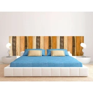 Multicolor Wood Effect Bed Headboard - Picture 1 of 1