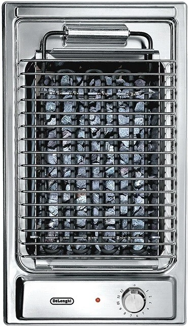 DELONGHI BQI13/2 BARBECUE DOMINO 30CM INOX - Immagine 1 di 1