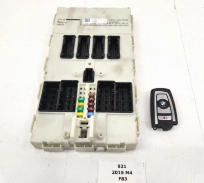 ✅12-18 OEM BMW F82 F22 F30 F32 M2 M3 M4 FEM Módulo de control electrónico delantero + llave Foto 1 de 4