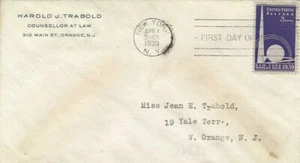 853 3c NEW YORK WORLD'S FAIR - Commercial cornercard - Picture 1 of 1