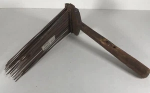 Antique Primitive wooden comb hemp flax farm wool tool *UNIQUE!!* - Picture 1 of 18