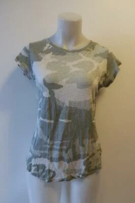 WOMENS MAJESTIC FILATURES CAMO SHORT SLEEVE T SHIRT SZ 2* - Image 1 of 4