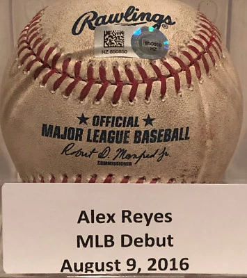 Alex Reyes MLB Debut Game Used Baseball St. Louis Cardinals MLB Hologram 🔥 - Image 1 of 2