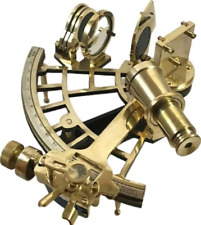 Nautical Rare Maritime Sextant 9" Real  Pirate Ship Astrolabe Functional Sextant