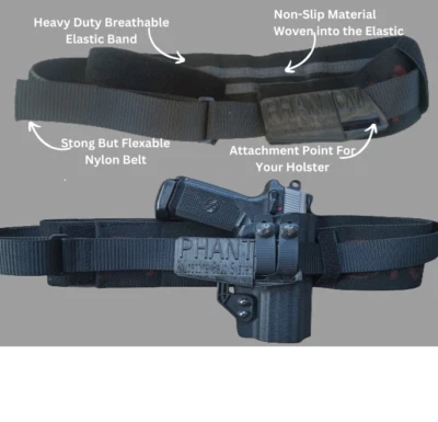 Best Belly Band Holster Belt Mens/Womans Concealed Carry IWB & OWB - Image 1 of 4