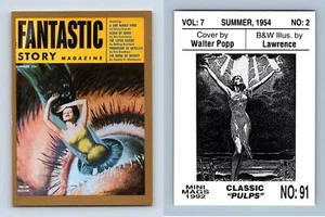 Tarjeta coleccionable Iris #91 Classic Pulps 1992 Sperry Mini Mags - Imagen 1 de 1