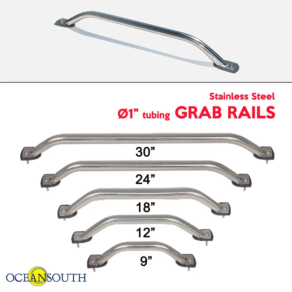 Oceansouth Grab Bar Stainless Steel Handrail - Image 1 of 1