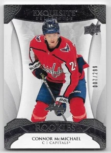 20/21 UPPER DECK EXQUISITE COLLECTION ROOKIES #RCM Connor McMichael #7/299 - Picture 1 of 2