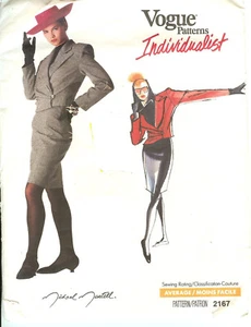 OOP Vogue 2167 Individualist Michael Mortell Skirt Jacket Pattern Misses Size 8 - Picture 1 of 1