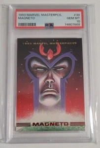 1993 '93 Marvel Masterpieces Magneto #39 PSA 10 X-Men Villain Skybox  - Imagen 1 de 3