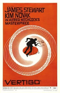 NEW VERTIGO MOVIE WALL ART POSTER OR CANVAS SIZE A4 TO A1 - Picture 1 of 1