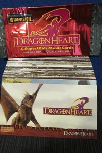 1996 Topps Dragon Heart the Movie Widevision Trading Card SET & Wrapper - Bild 1 von 4