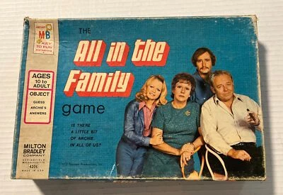 All in the Family 1972 Complete Board Game Milton Bradley 4206 Archie Bunker  - Image 1 of 4