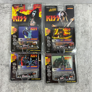Kiss VTG Racing Dreams Toy Cars Johny Lightning W Bonus Photo Cards Set of 4