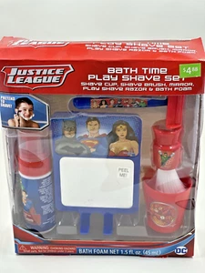 Juego de afeitado Justice League Time Play, caja dañada como nuevo en caja - Imagen 1 de 3