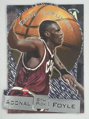 1997 Collector's Edge Impulse #8  ADONAL FOYLE Golden State Warriors RC Rookie - Image 1 of 2