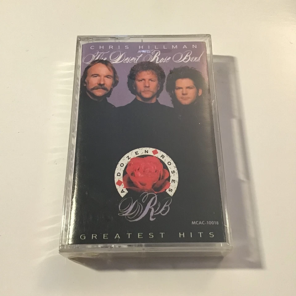 The Desert Rose Band - A Dozen Roses: Greatest Hits (Cassette, 1991) New, Sealed - Image 1 of 3