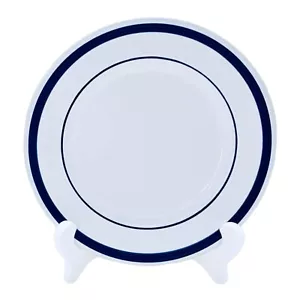 Nautica Signature Tablewares Portugal NAVY BLUE 8 3/8" Salad Plate - Picture 1 of 5