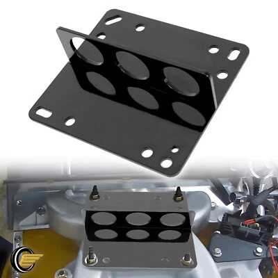 Soporte de placa de elevación del motor polipasto de carburador de carburador SBC BBC para Chevy Ford Foto 1 de 4