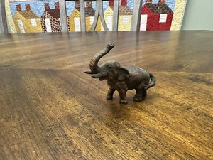 Figura de elefante fundido "Dodge USA" firmada de colección (¿cobre/metal de latón?) - Imagen 1 de 3