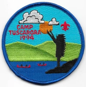 1994 Camp Patch Tuscarora Council Boy Scouts of America BSA - Picture 1 of 1