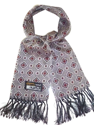 Vintage TOOTAL Scarf Cravat Dapper Neckwear Mod Indie Scooter Goodwood Ascot - Image 1 of 4